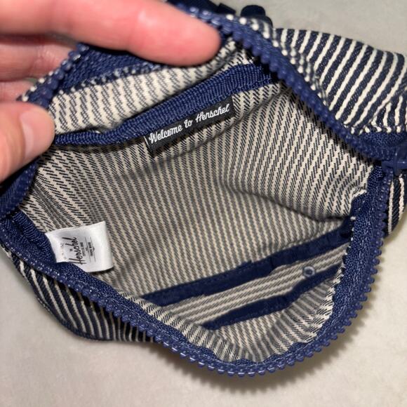 Herschel Supply Co. Fifteen Cotton Casuals Hip Pack In Navy Blue Hickory Stripe - Picture 4 of 4